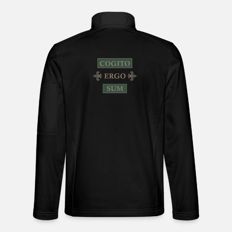 Cogito ergo sum - Unisex Softshell Jacket - black