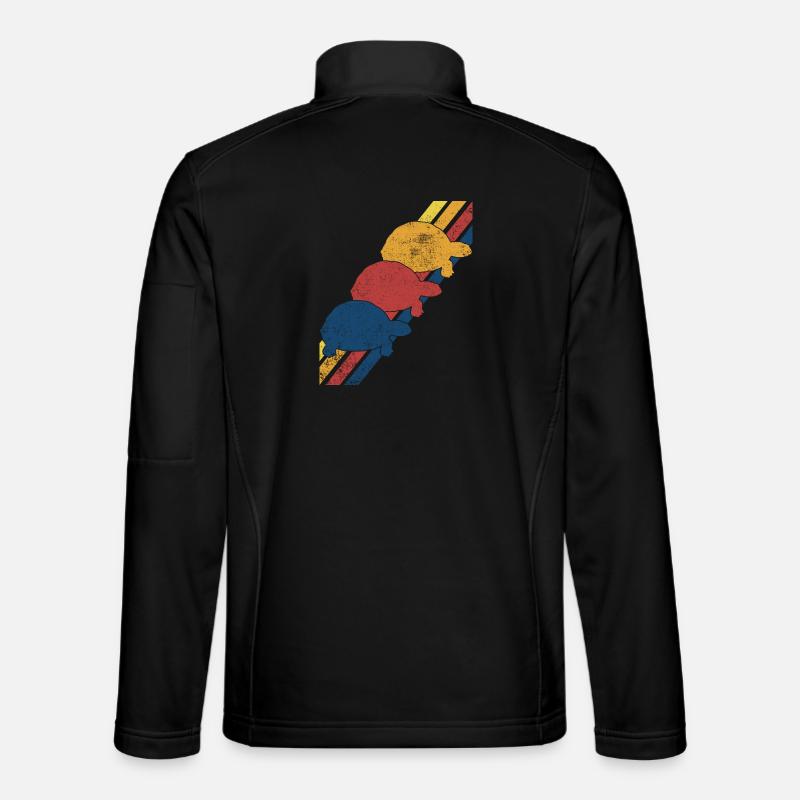 Schildkröte Schildkröten - Unisex Softshelljacke - Schwarz
