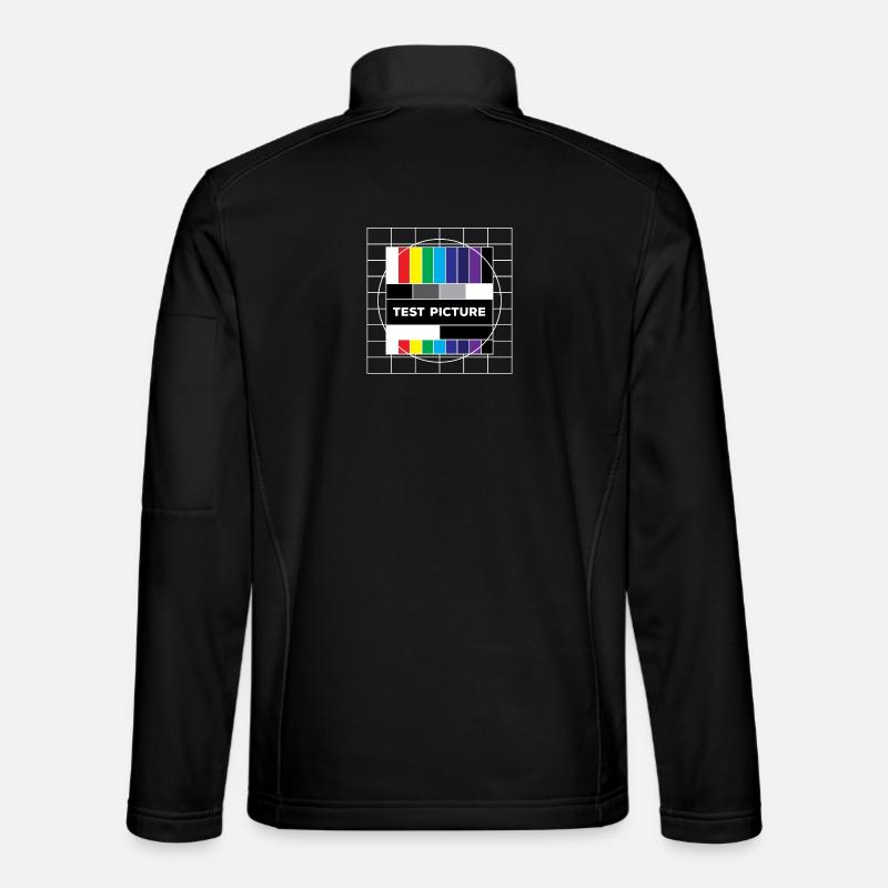 Analog Retro Old School - Unisex Softshelljacke - Schwarz