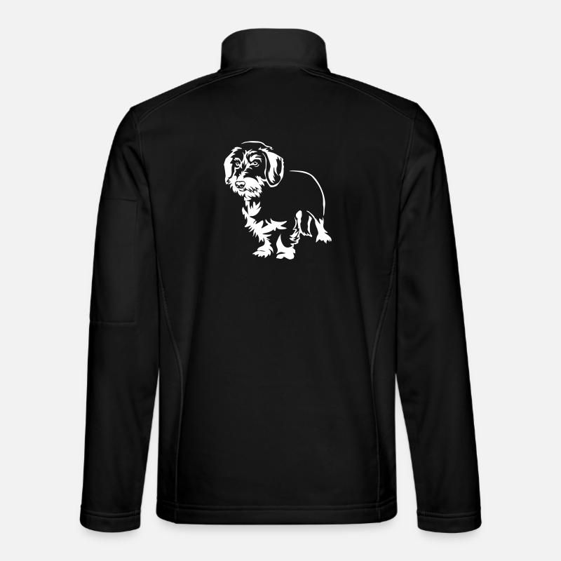 Dackel "Black Edition" - Unisex Softshelljacke - Schwarz