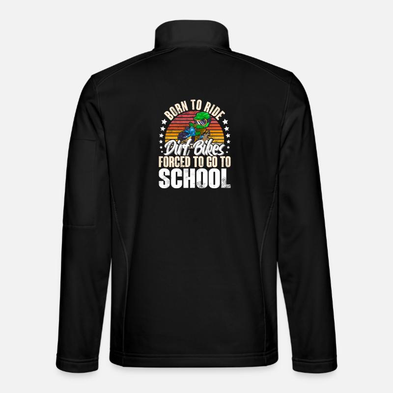 Motocross - Unisex Softshelljacke - Schwarz