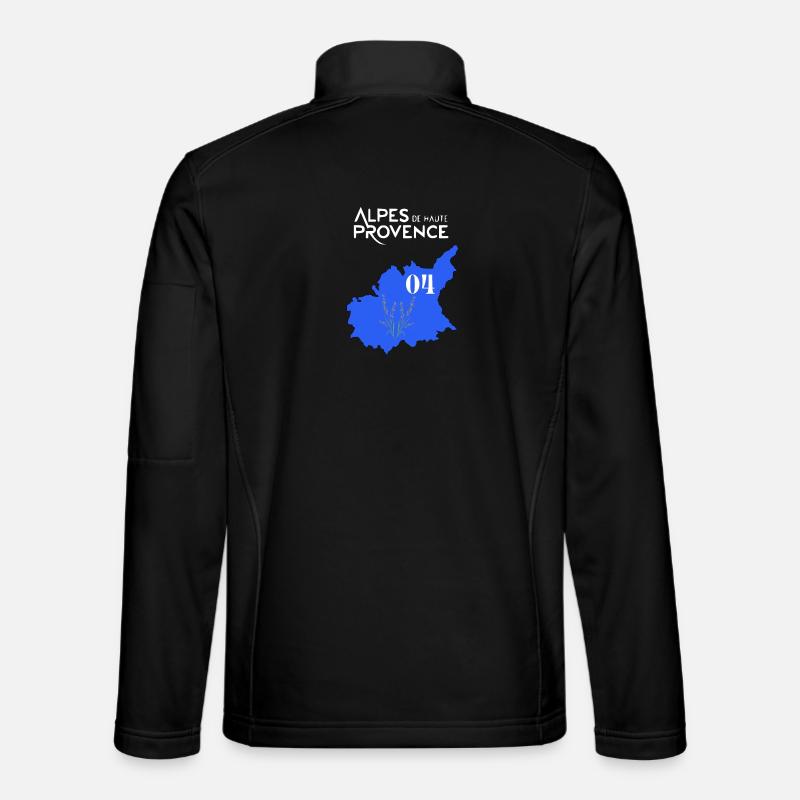 Alpes de haute-provence - Unisex Softshell Jacket - black