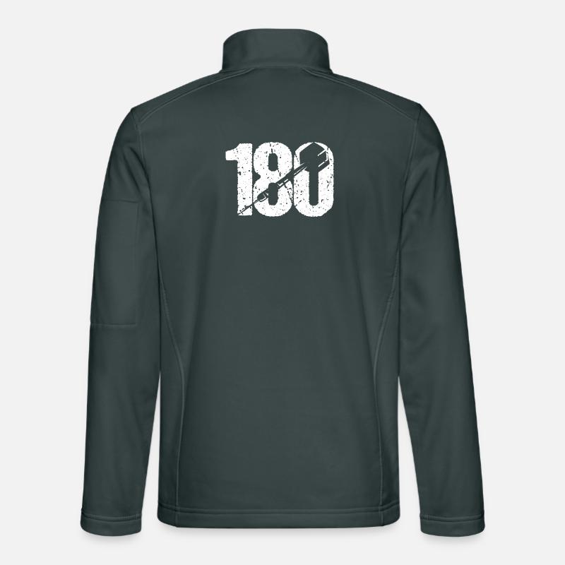 DART DARTS 180 ONEHUNDREDANDÉJOUREUR DE FLÉCHETTES RAPIDE Veste en tissu softshell Unisexe
