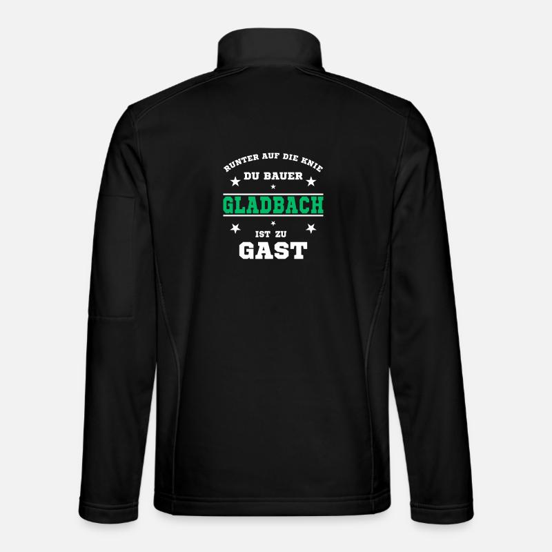 Fussball Fan Gladbacher Stadion - Unisex Softshelljacke - Schwarz