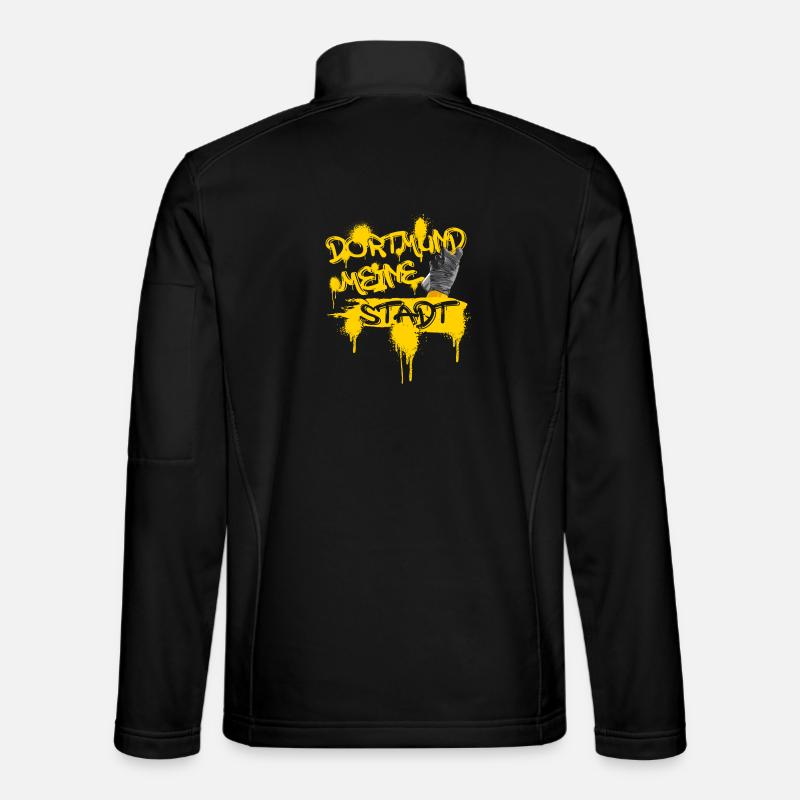 Dortmund meine Stadt Graffiti - Unisex Softshelljacke - Schwarz