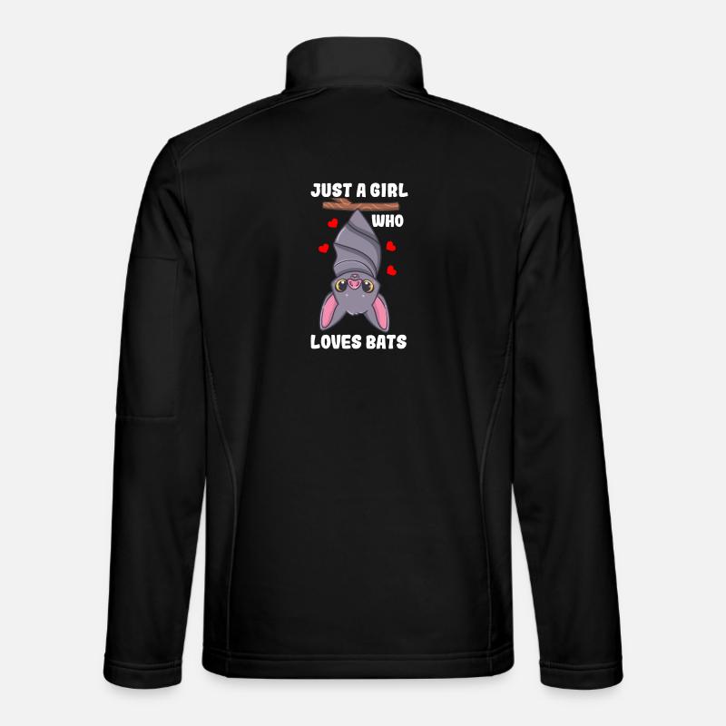 Fledermäuse Fledermausliebhaber - Unisex Softshelljacke - Schwarz