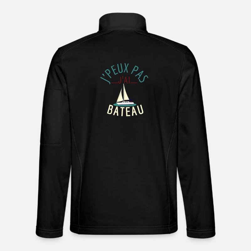 j'peux pas j'ai bateau - Veste en tissu softshell Unisexe - noir