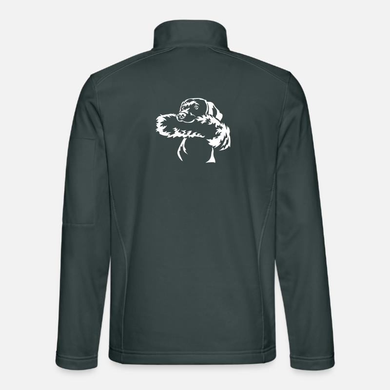 Magyar Vizsla Kopf "Black Edition" Unisex Softshelljacke
