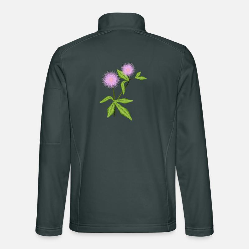 Mimosa plant with its sensitive leaves Unisex Softshell Jacket