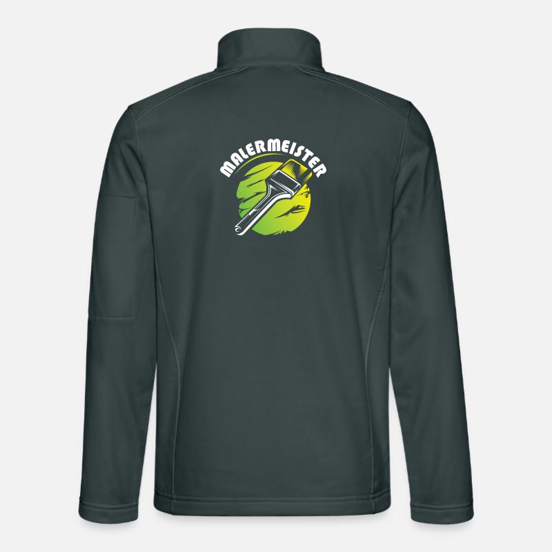 Master Painter Symbol Logo Operation Colors Painter Unisex Softshell Jacket