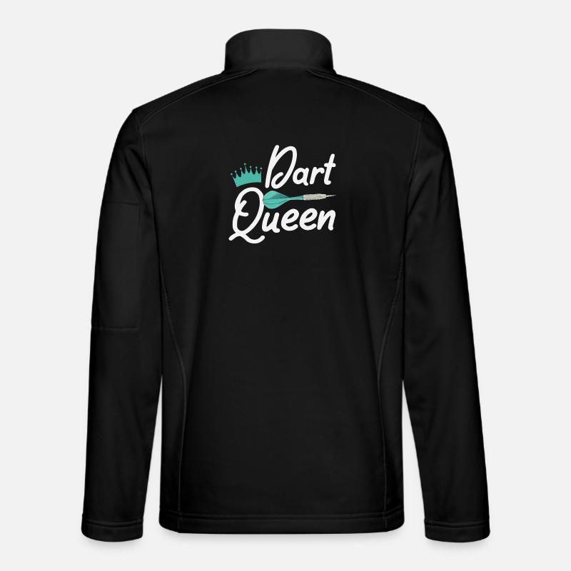 Dart Darts - Unisex Softshell Jacket - black