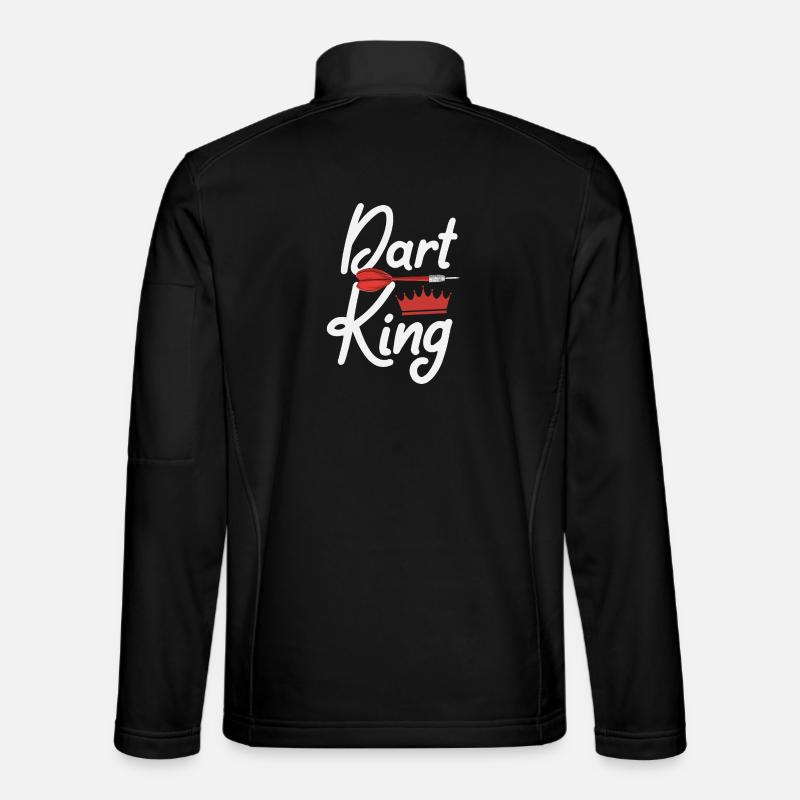 Darts Darts Darts Player - Unisex Softshell Jacket - black