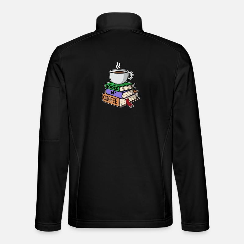Buveur de café Lait Café Déclaration de consommation de café Veste en tissu softshell Unisexe