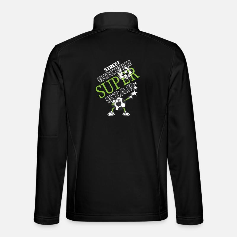 Fußball Star - Unisex Softshelljacke - Schwarz