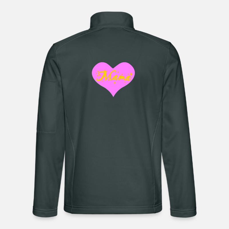 Mama Herzmotiv, mami shirts, Muttertagsgeschenke Unisex Softshelljacke