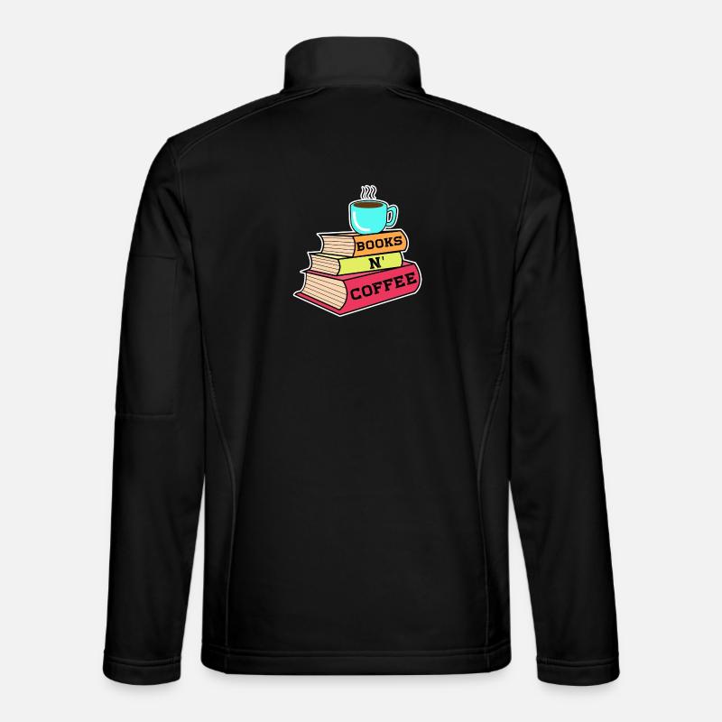Koffein Kaffee Trinken Statement Kaffeeliebhaber - Unisex Softshelljacke - Schwarz