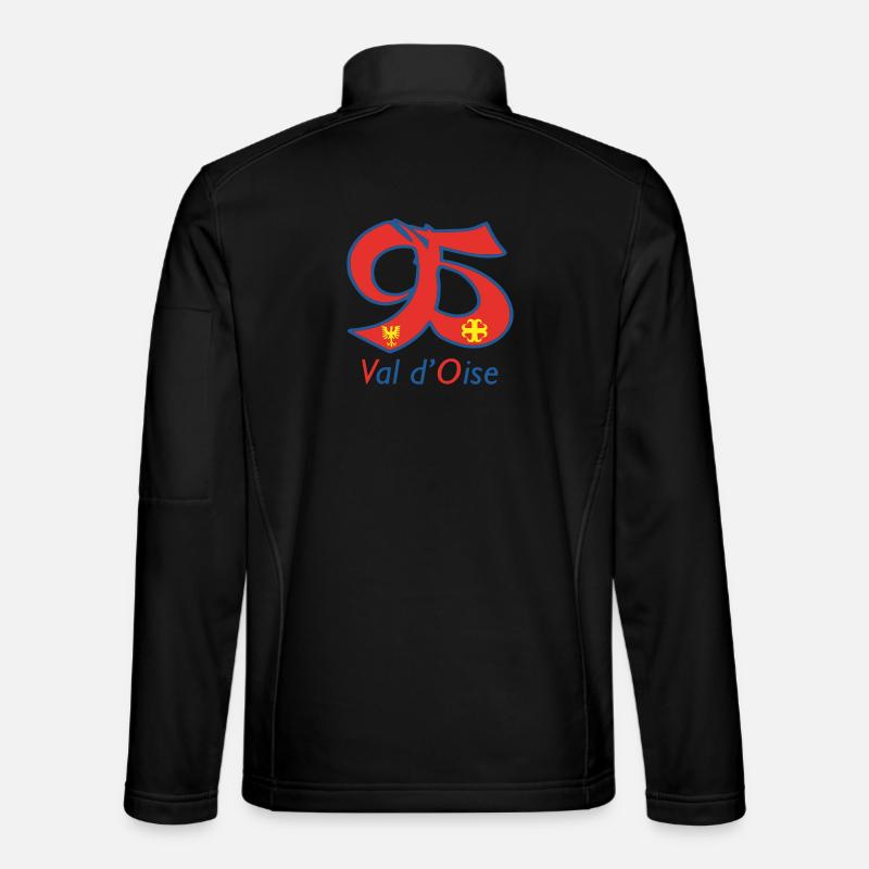 Val d'oise 95 - Unisex Softshelljacke - Schwarz