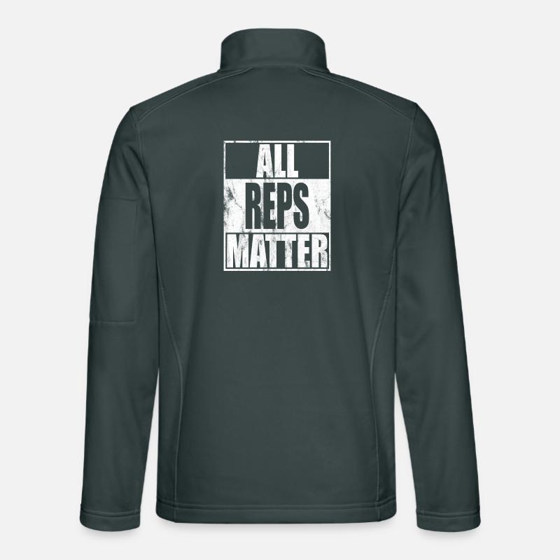 Tous les représentants comptent Calisthenics Veste en tissu softshell Unisexe