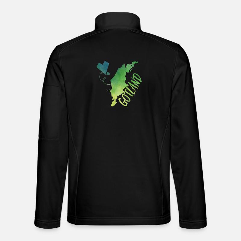 Gotland - Unisex Softshelljacke - Schwarz