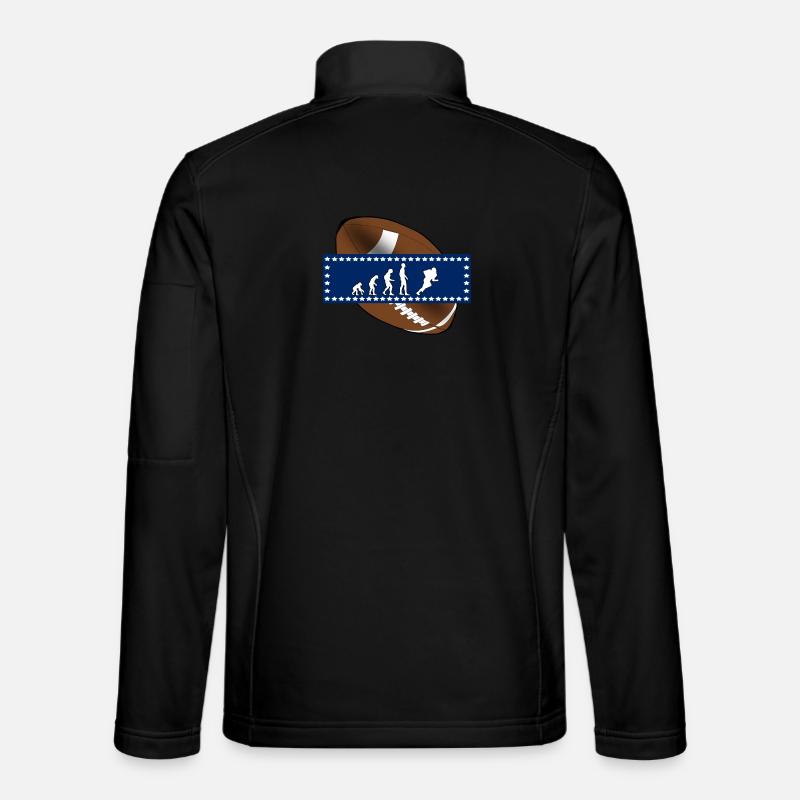 EVOLUTION AMERICAN FOOTBALL USA Gift - Unisex Softshell Jacket - black