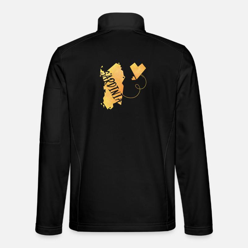 Sardinia - Unisex Softshell Jacket - black