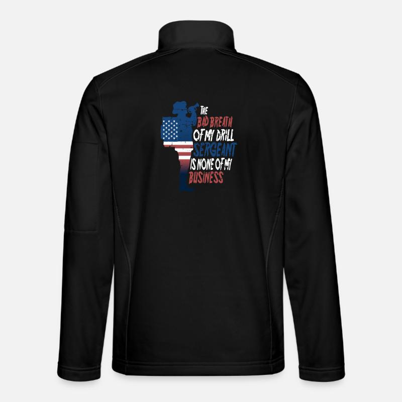 Drill Sergeant - Unisex Softshell Jacket - black