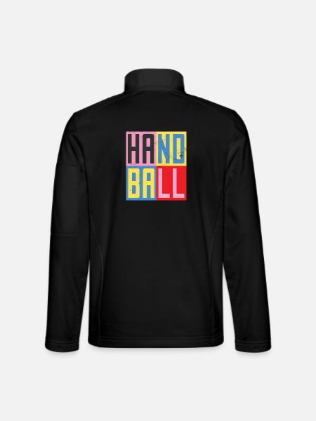 Design Handball - Veste en tissu softshell Unisexe - noir