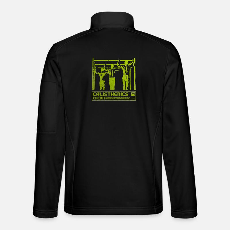 Calisthenics Crew Silhouette - Unisex Softshell Jacket - black