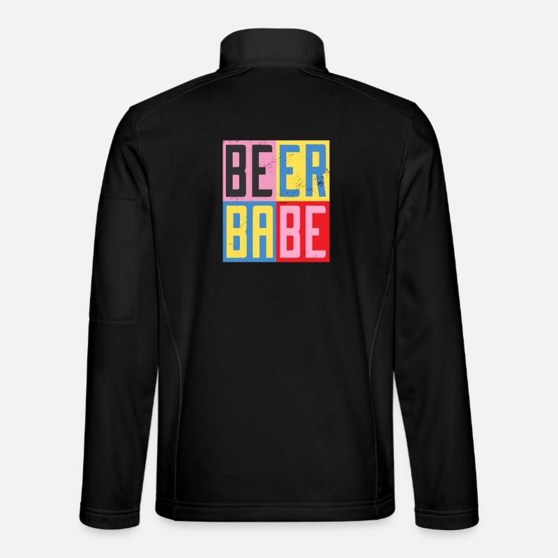 Bier Babe - Unisex Softshelljacke - Schwarz