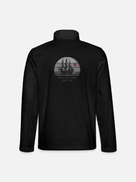 DarssCoast - Baltic Sea Sailor - Unisex Softshelljacke - Schwarz