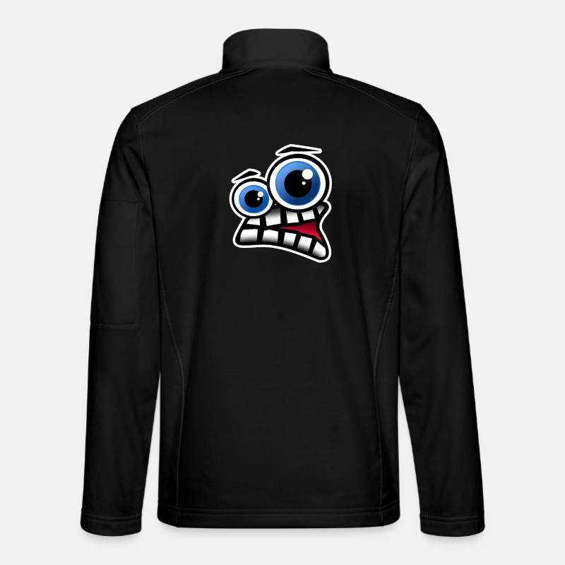 Gesicht Comic Unisex Softshelljacke