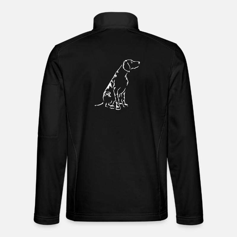 Deutsch Kurzhaar "Black Edition" - Unisex Softshelljacke - Schwarz