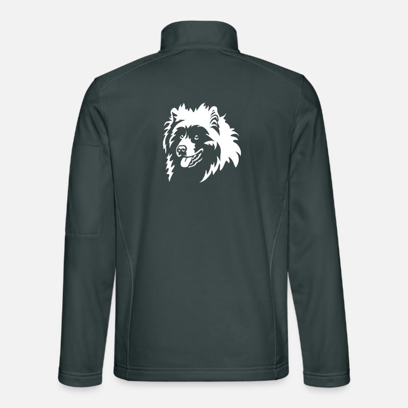 Samoyed Head "Black Edition" Unisex Softshell Jacket