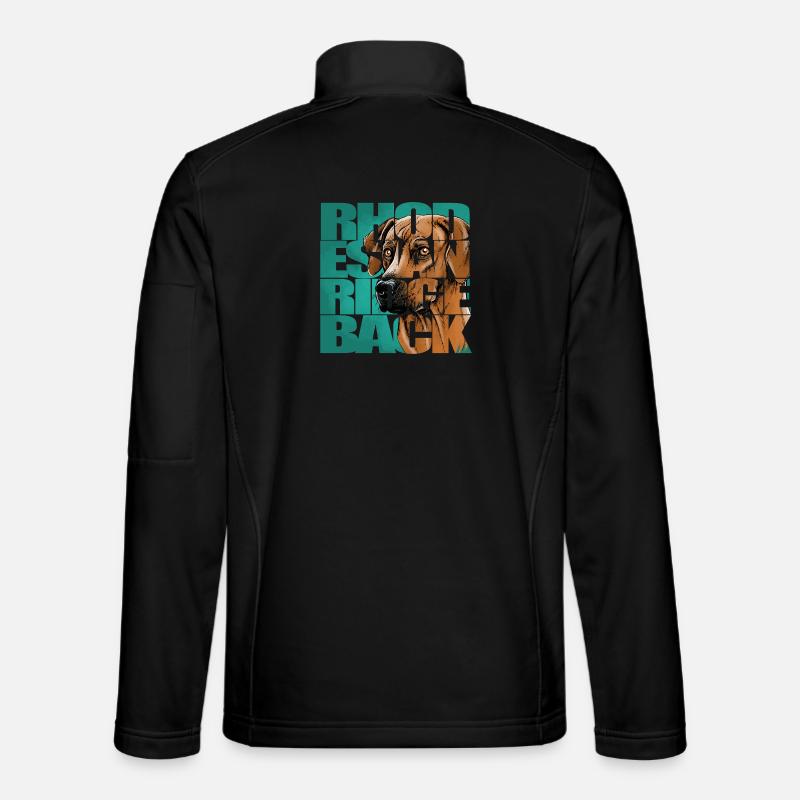 Rhodesian Ridgeback - Unisex Softshelljacke - Schwarz