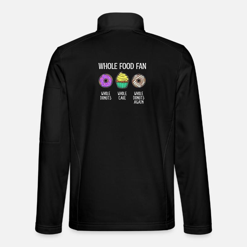 Donut Statement Candy Cake Cupcake Veste en tissu softshell Unisexe