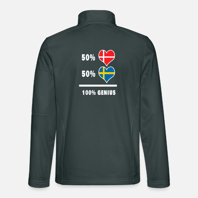 Danemark et Suède Genial / Cadeau Veste en tissu softshell Unisexe