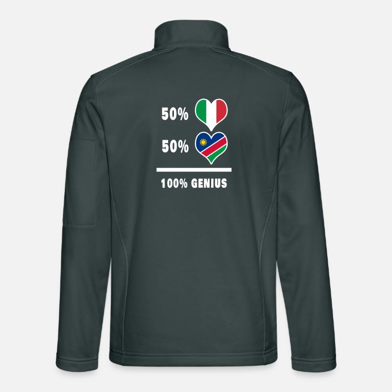 Brilliant Italy and Namibia / Gift Unisex Softshell Jacket