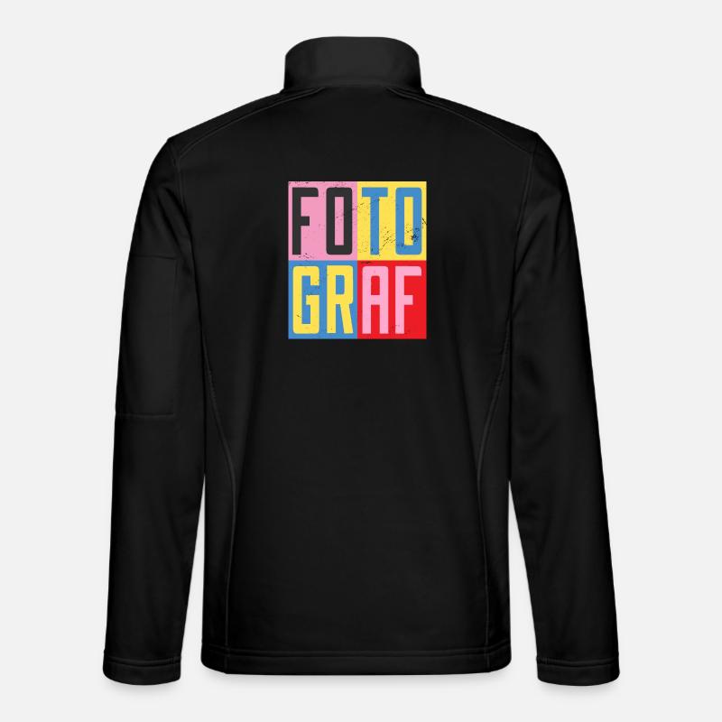 Fotograf Design - Unisex Softshelljacke - Schwarz