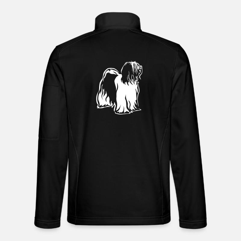 Tibet Terrier "Black Edition" - Unisex Softshelljacke - Schwarz