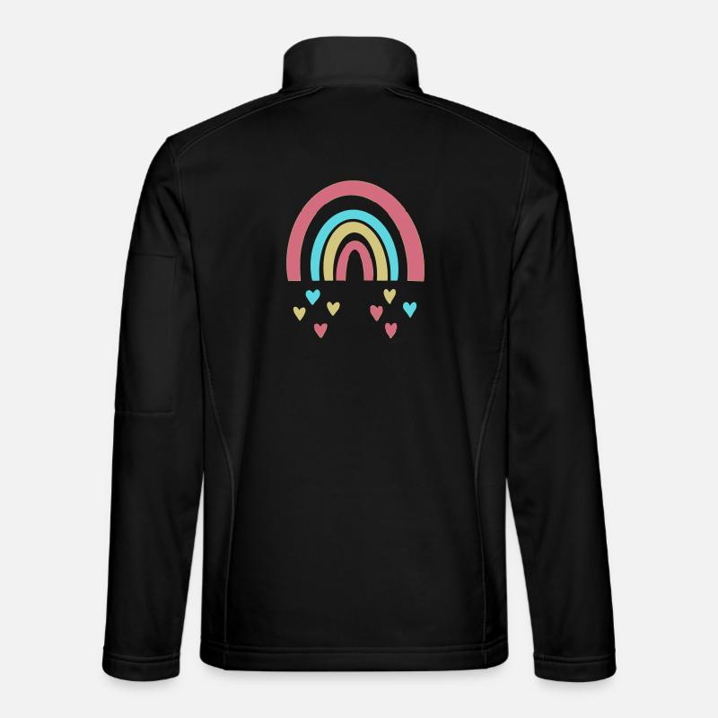 Rainbow - Unisex Softshell Jacket - black