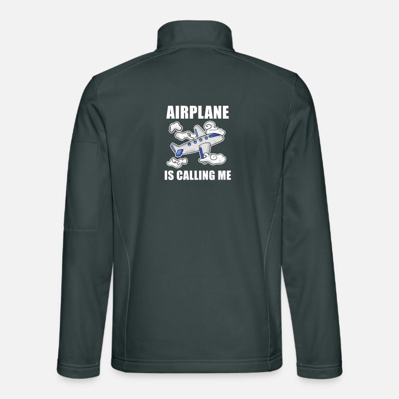 Cadeau de pilote d’avion Veste en tissu softshell Unisexe