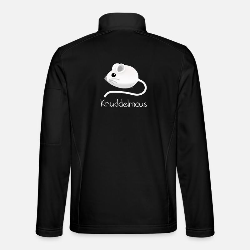 Knuddelmaus - Unisex Softshelljacke - Schwarz