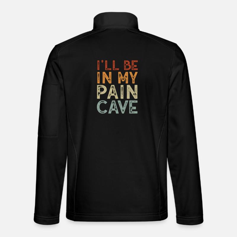 I'll Be In My Paincave Triathlon - Unisex Softshell Jacket - black