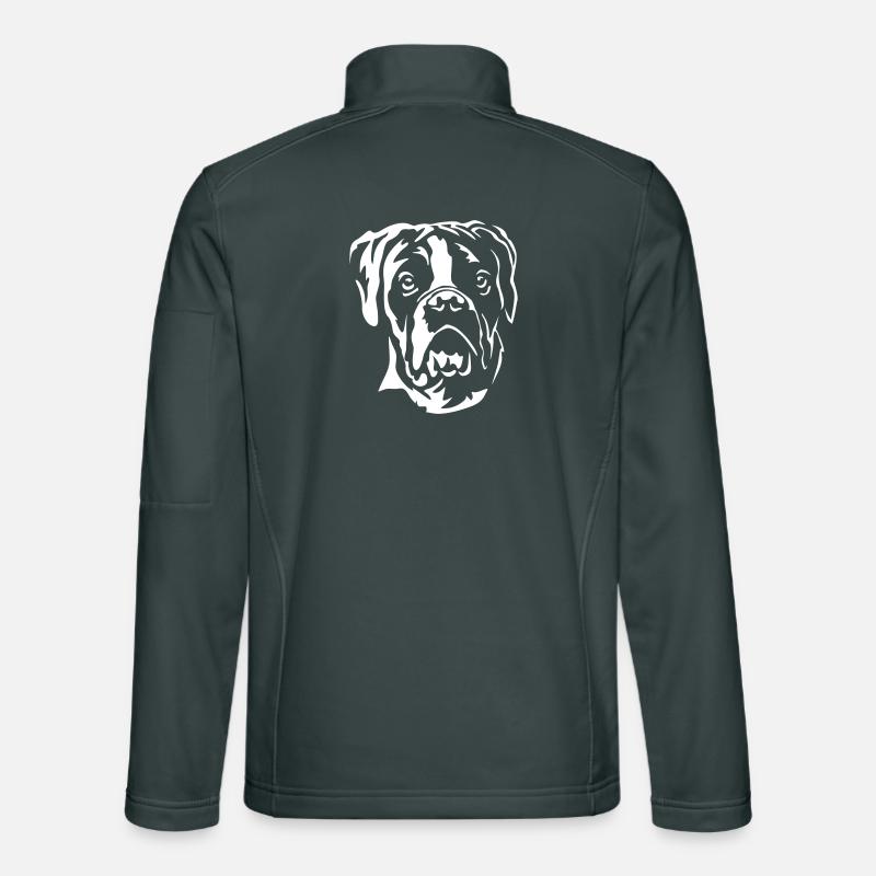 Boxer Head "Black Edition" Unisex Softshell Jacket