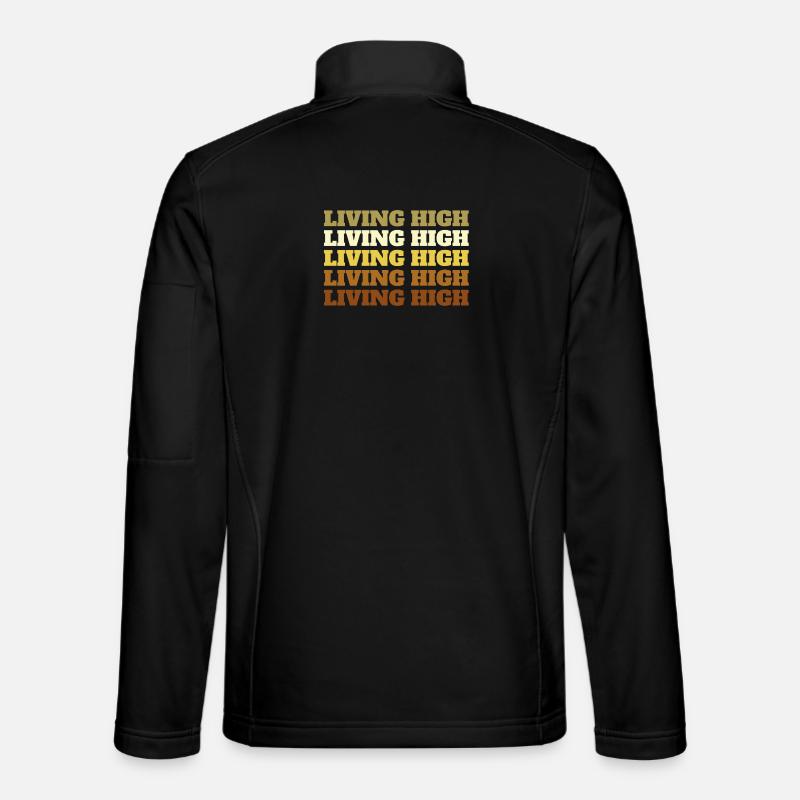 Living High - Unisex Softshelljacke - Schwarz