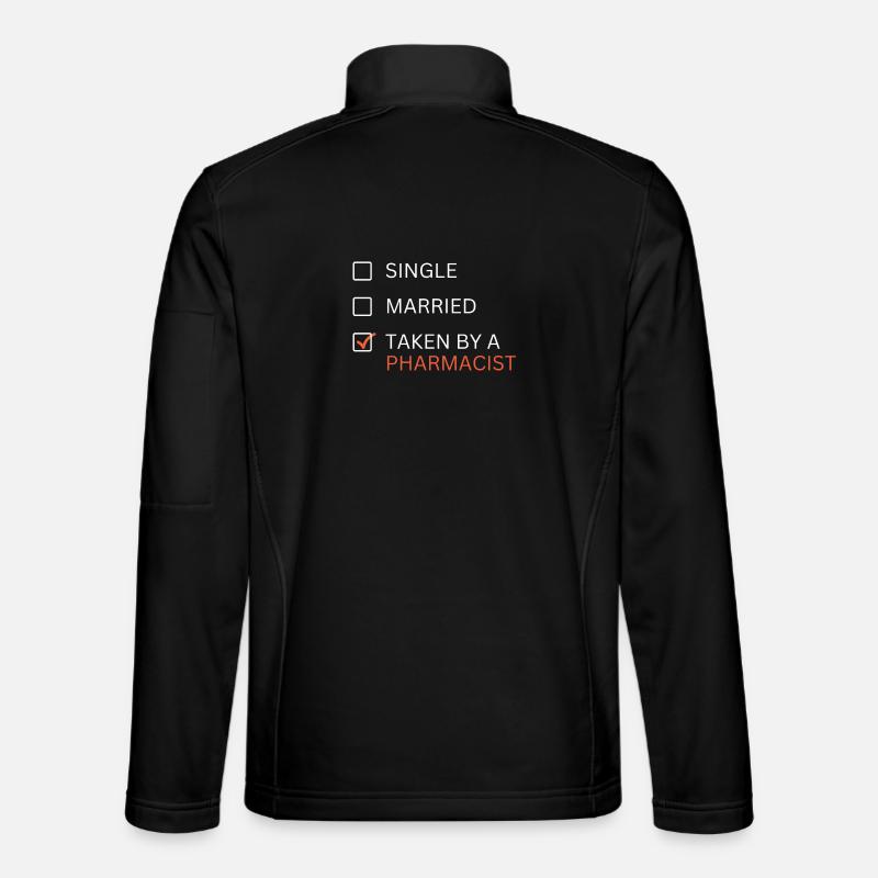 Verheiratet mit Apotheker - Unisex Softshelljacke - Schwarz