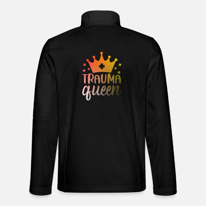 Trauma Queen Krankenschwester - Unisex Softshelljacke - Schwarz