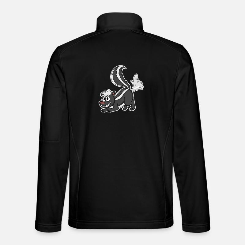 Mouffette de Skunk - Veste en tissu softshell Unisexe - noir