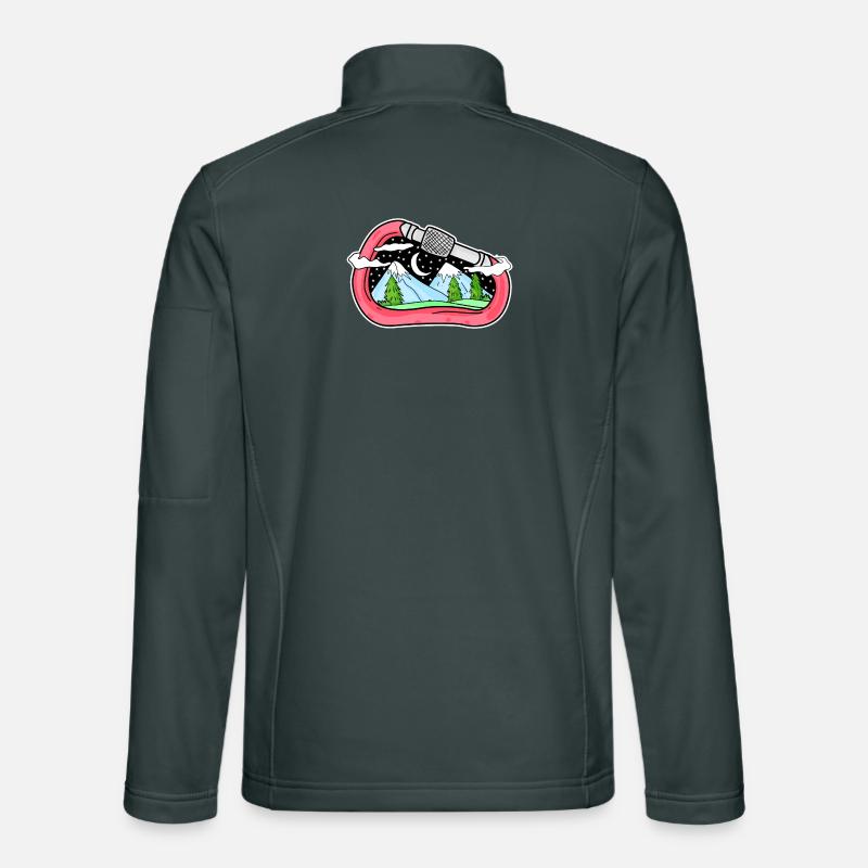 Mountain Mountains Mountain Peaks Unisex Softshell Jacket