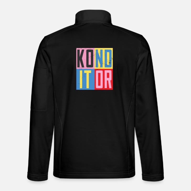 Konditor Design - Unisex Softshelljacke - Schwarz